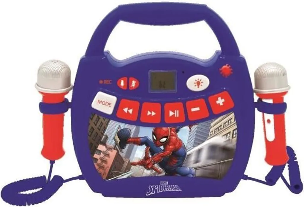 Fini les disputes avec ce Karaoké Spiderman 2 Micros Bluetooth et Port USB