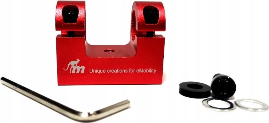 MONORIM FS V2 Kotflügelhalterung für Ninebot Max G30 / Motus Scooty 10 - Farbe ROT