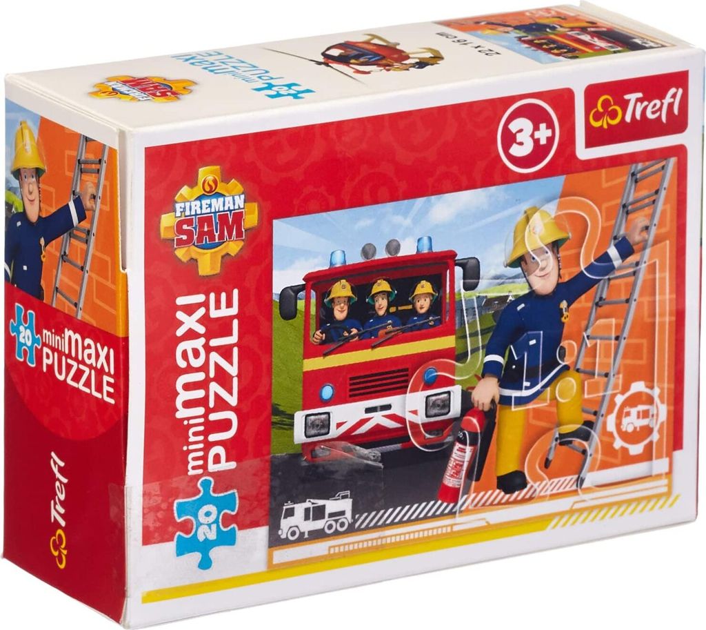 TREFL Puzzle Feuerwehrmann Sam: Auf dem Wasser 20 Teile Produktbild 