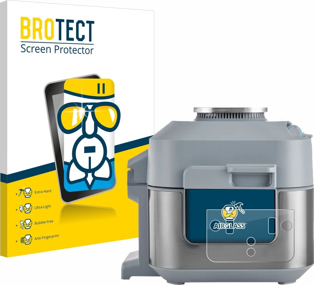 BROTECT Schutzglas für Ninja Speedi Rapid Cooking System Schutzfolie Panzer Folie Glas Display Schutz klar