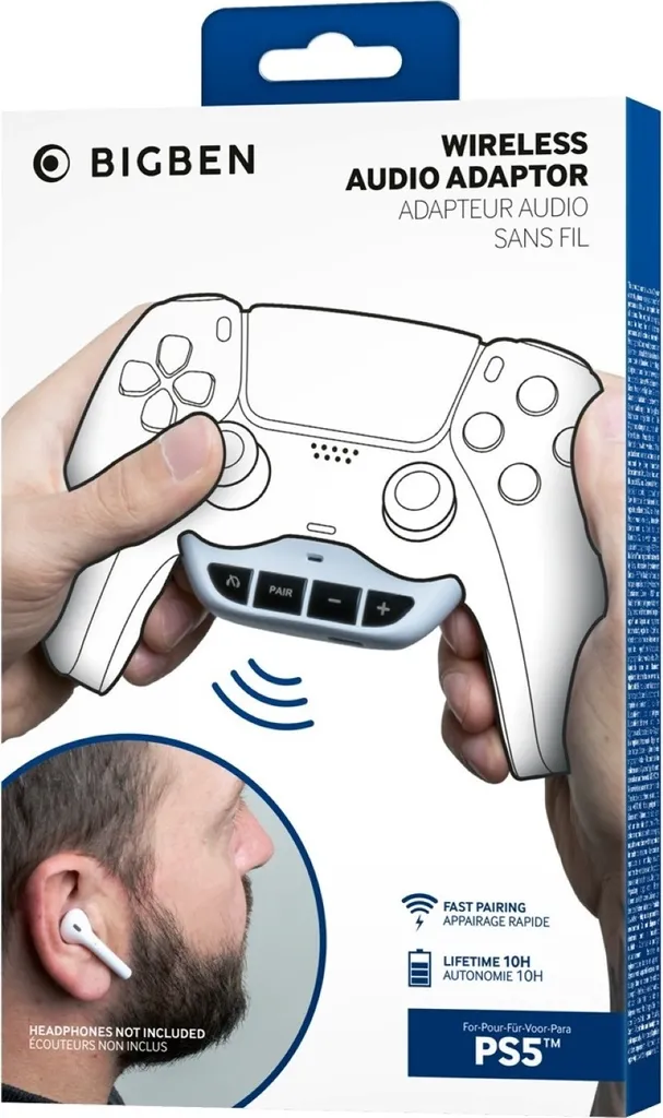 Adaptateur audio pour manette PS5 émetteur Bluetooth pour casque micro