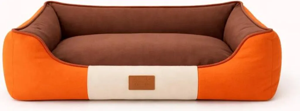 Letto Peluche Rettangolare Arancione 30cm: Design e Comfort per Pet