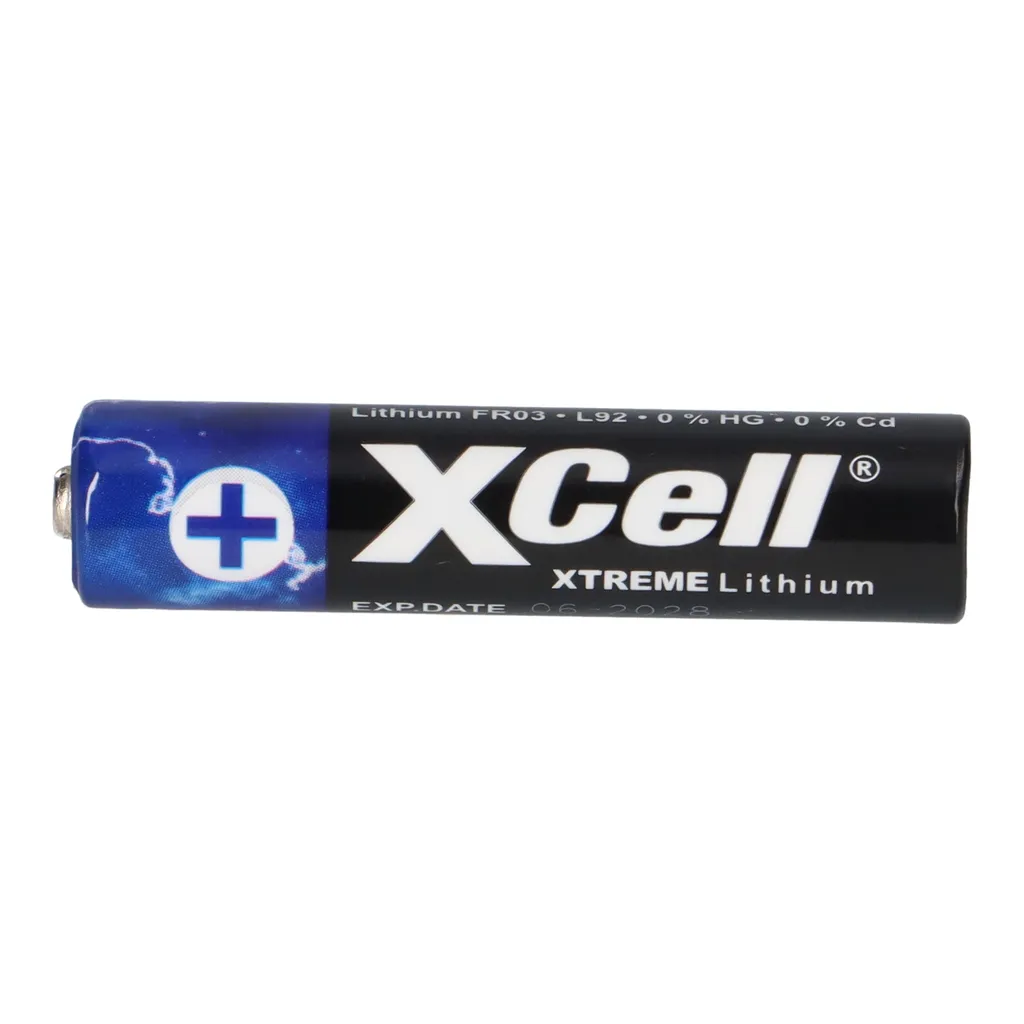 20 Piles Lithium AAA XCell XTREME Micro FR03 L92 Haute Performance - 2