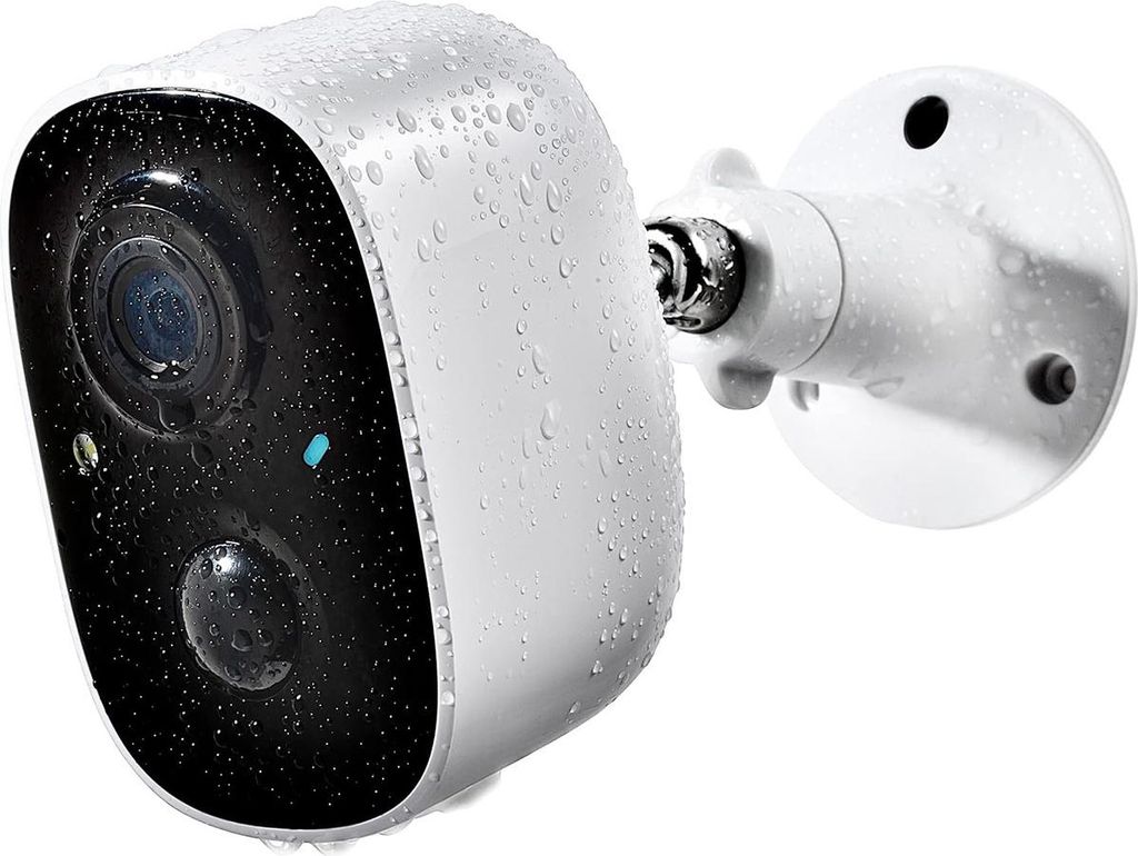 Kabellose Außenkamera 2K mit Nachtsicht, KI Bewegungserkennung, Zwei-Wege-Audio, IP65 Wasserdicht, Überwachungskamera