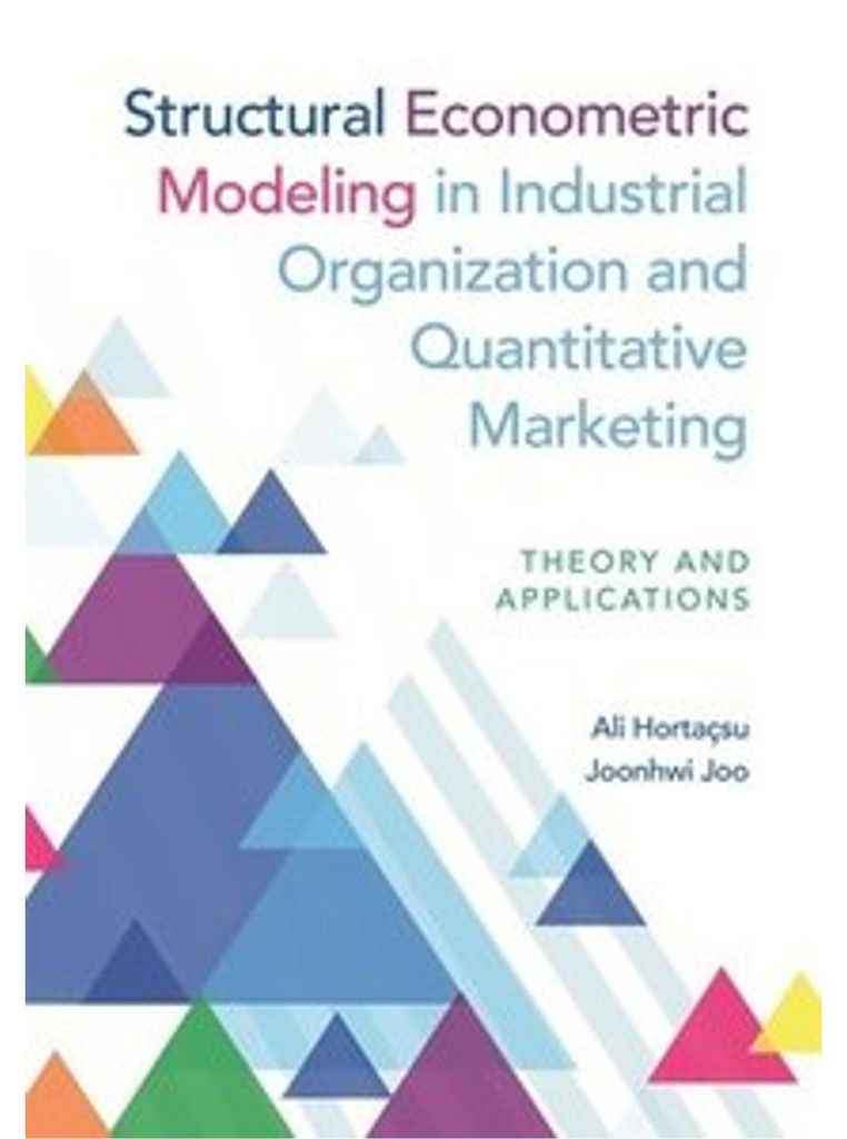 Structural Econometric Modeling in Industrial Organization Produktbild 