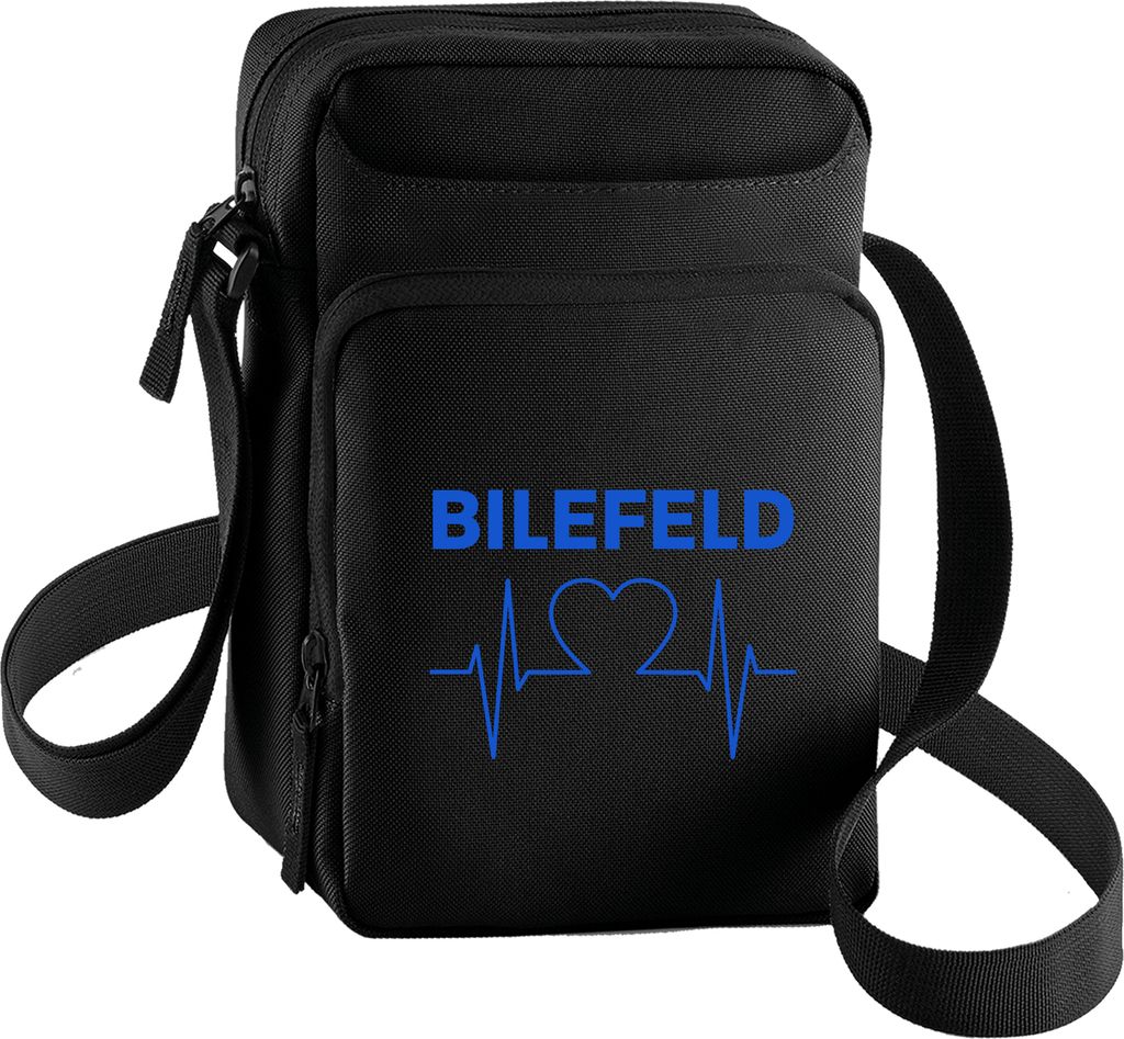 multifanshop Umhängetasche - Bielefeld - Herzschlag, Produktbild 
