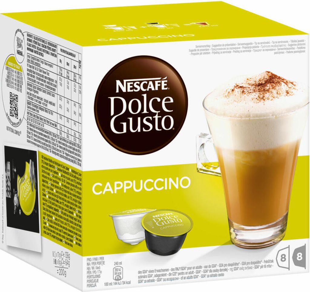Nescafé Dolce Gusto Cappuccino | 8 Kaffeekapseln