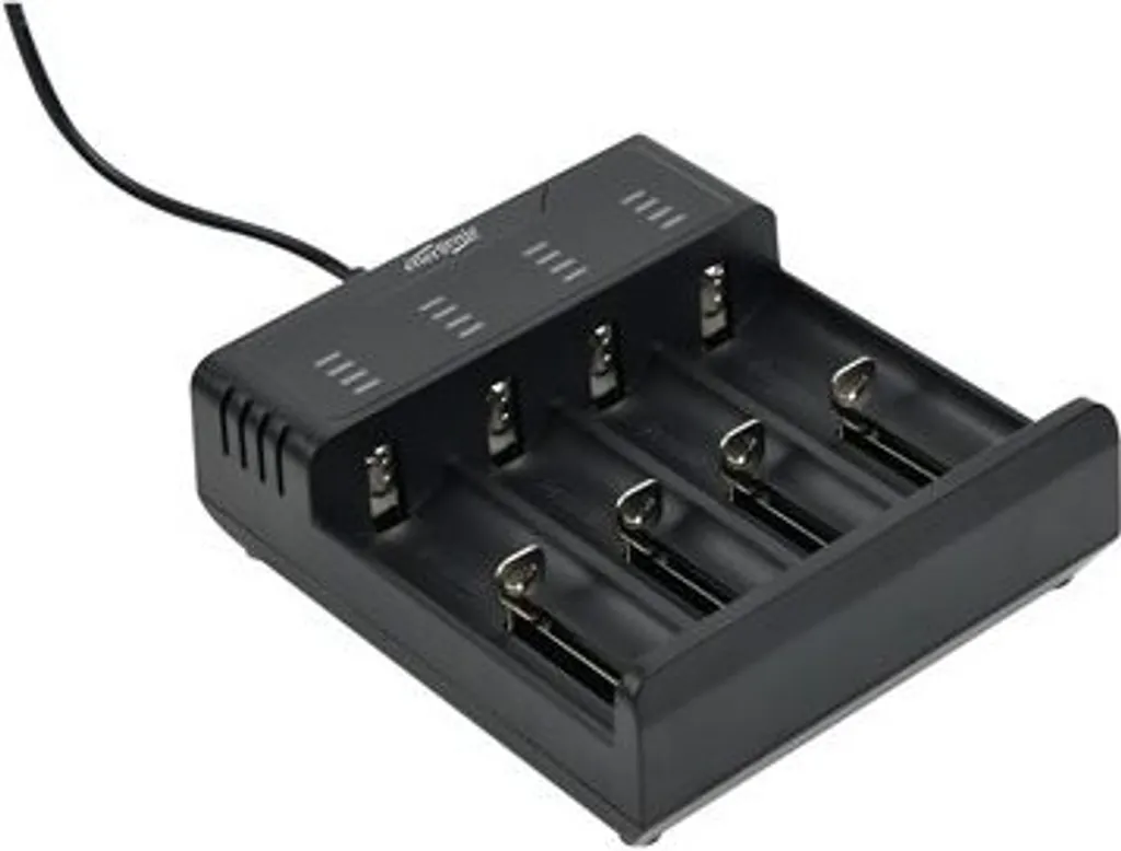 Chargeur secteur Gembird noir pour batteries Ni-MH et Li-Ion rapides