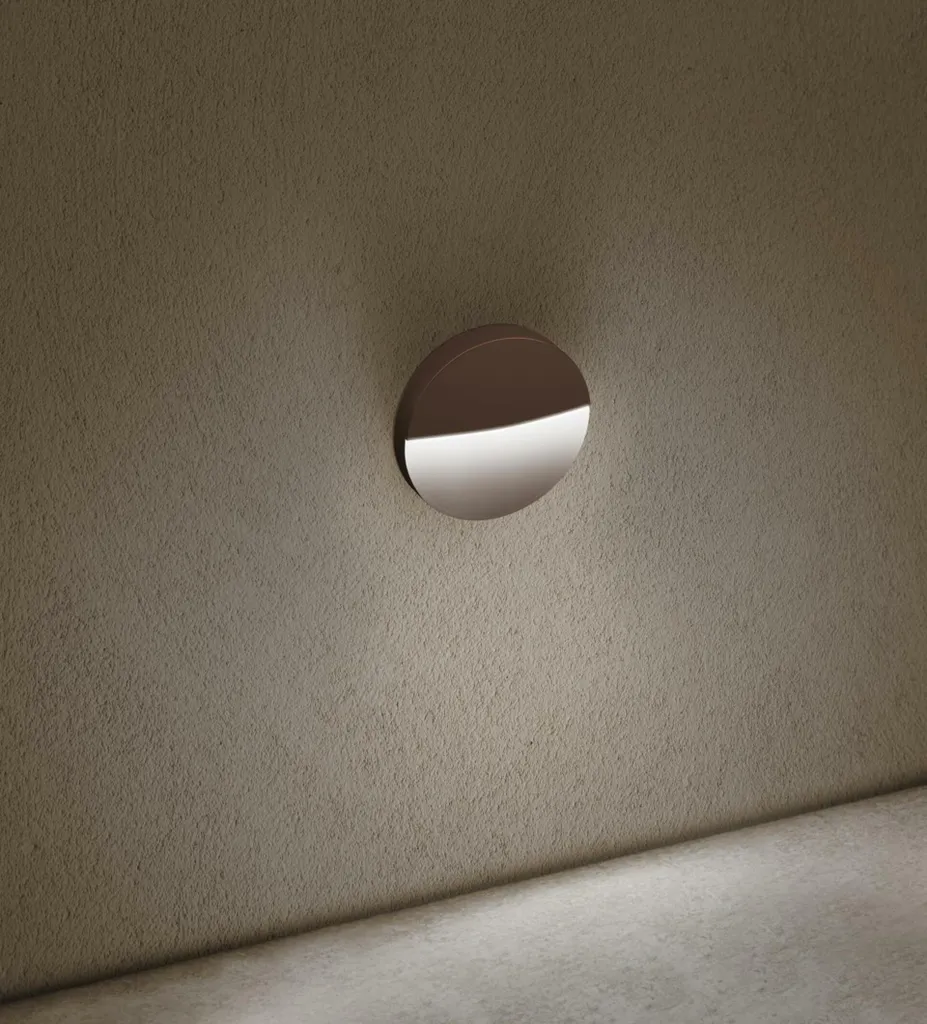 Spot LED Extérieur 4W IP54 Century Paseo Tondo Finition Acier Corten 4000K