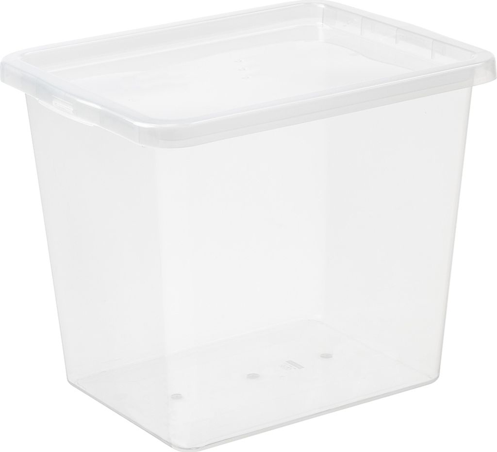 plast team Aufbewahrungsbox BASIC BOX 31,0 Liter transparent