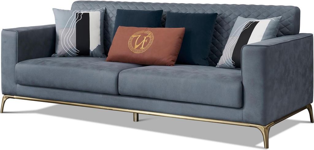 stoff sofa dreisitzer couch desgin möbel italienische einrichtung sofas couchen