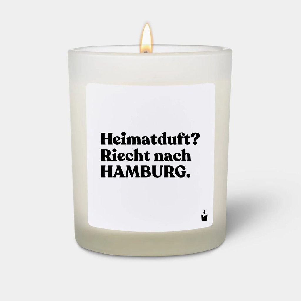 ChattyCandles Duftkerze Weiss Flowery Heimatduft? Riecht nach Hamburg.