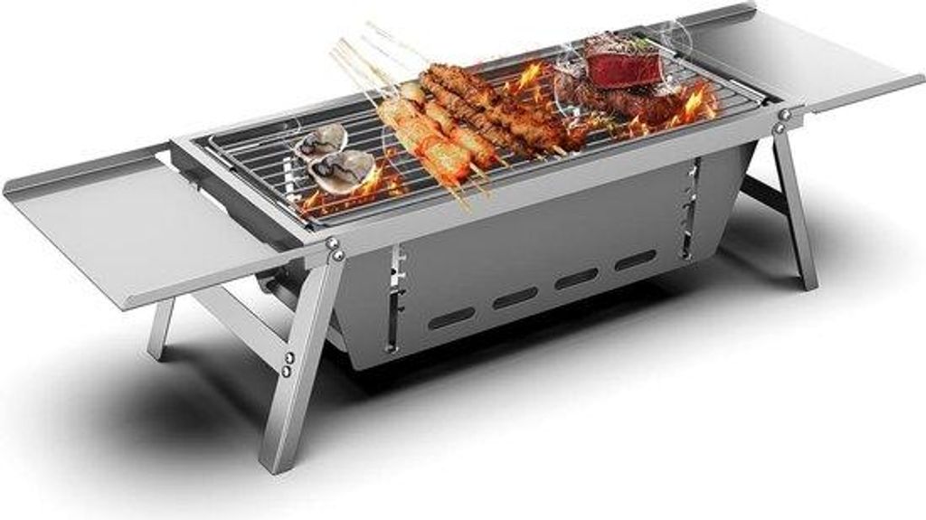 Portable Outdoor Grill aus Edelstahl für Camping und Reisen
