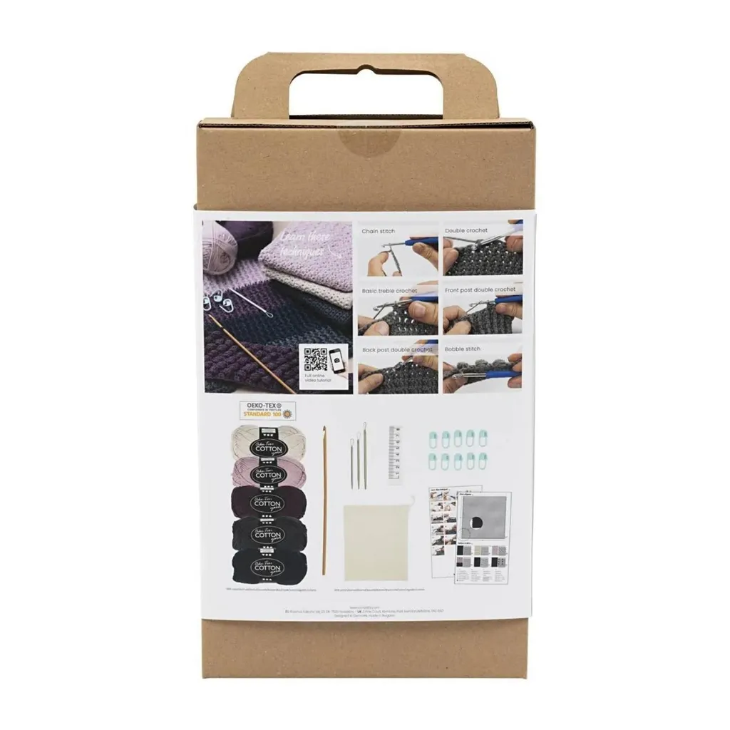 Ensemble de départ Crochet : Coffret Créatif pour apprendre pas à pas - 7