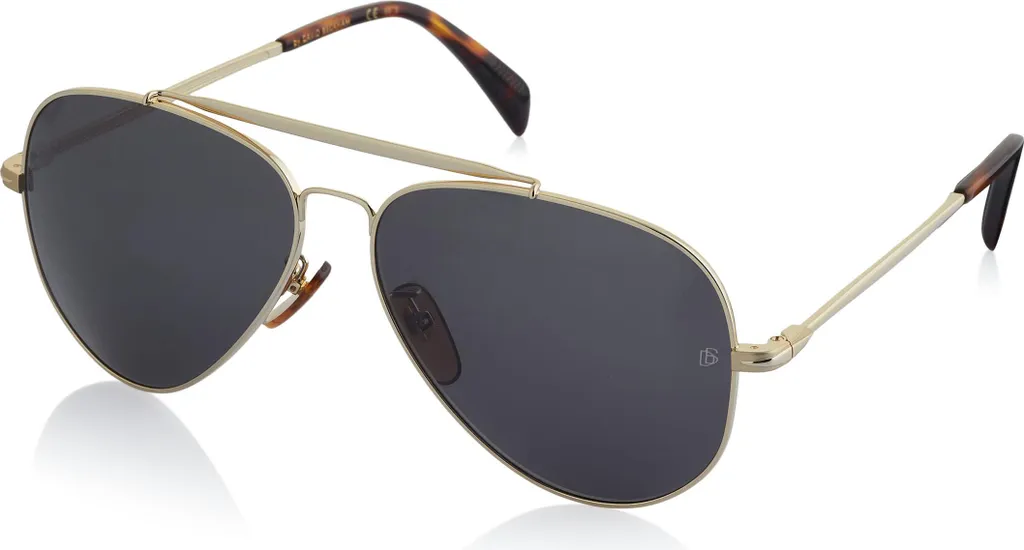 David Beckham DB 1004/S J5G Lunettes de soleil homme monture dorée 62mm