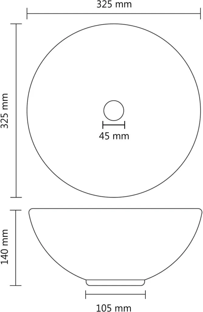 Lavabo Appoggio Verde Bosco Opaco 32,5x14cm | Vetroceramica Premium - 6