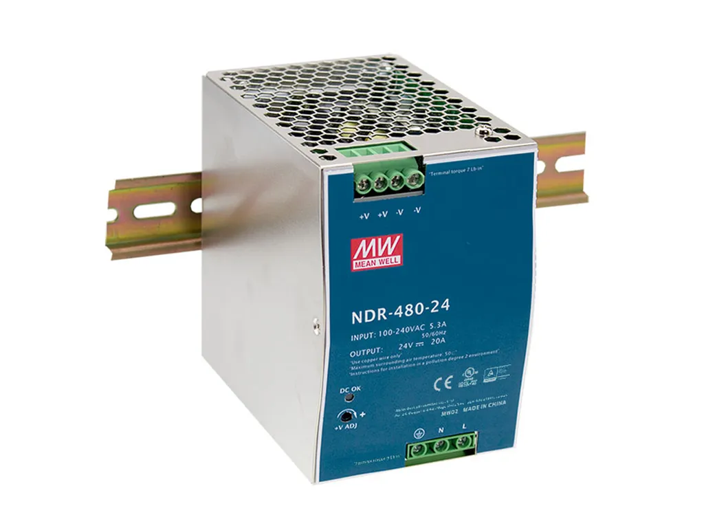 Alimentation 48VDC 480W Haute Puissance Level One avec Rail DIN