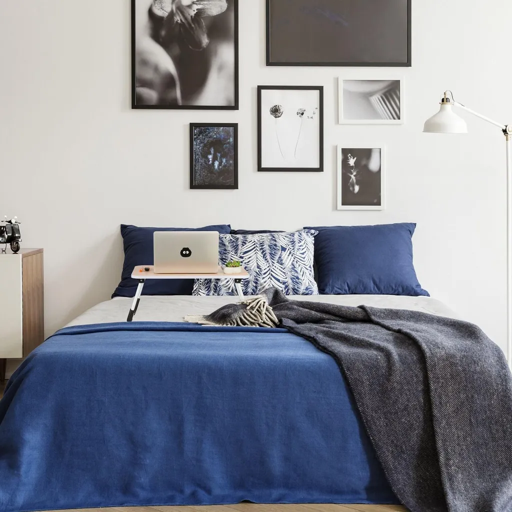 Gagnez de la place : bureau ordinateur pliable bois pour petit espace