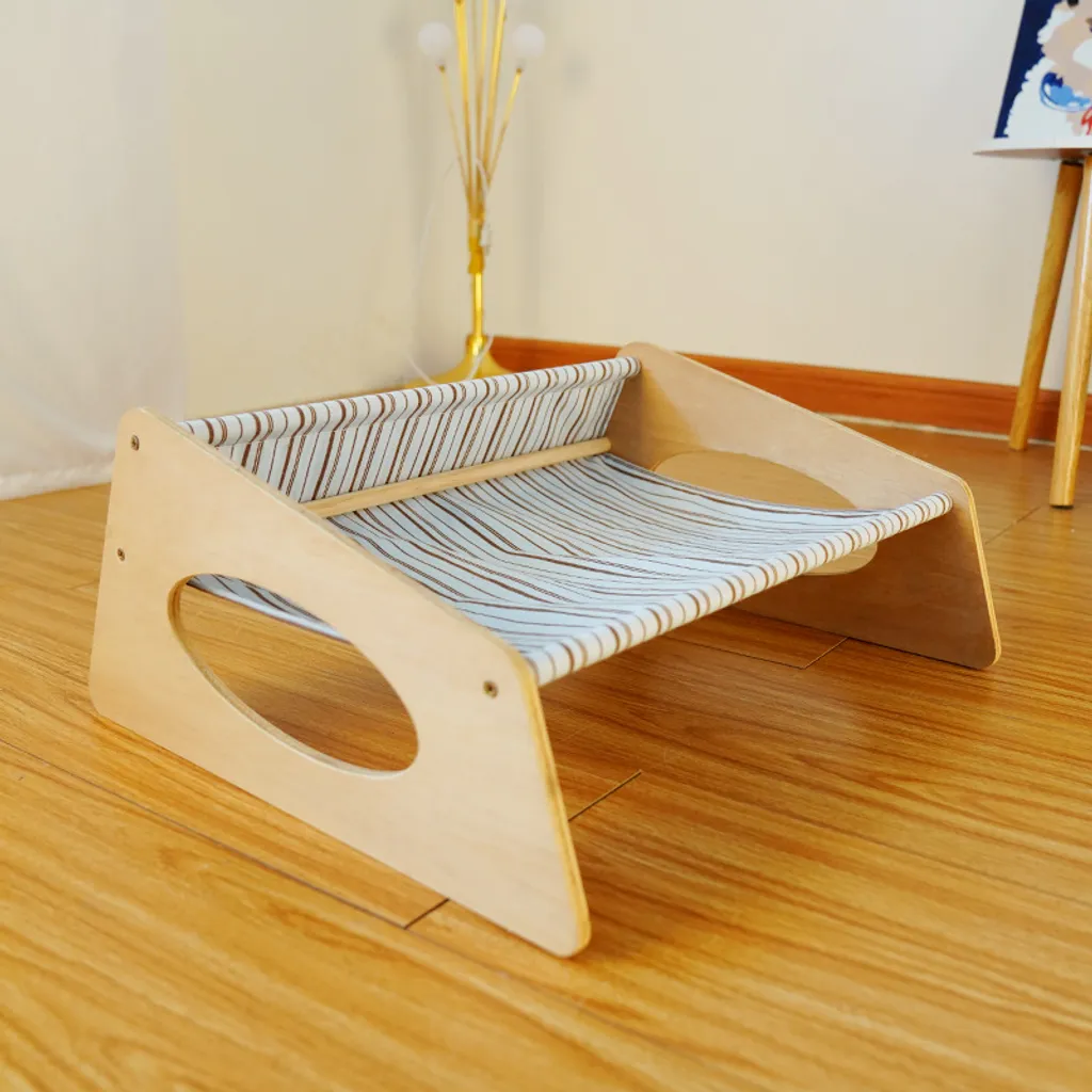 Hamac pour chat de fenêtre bleu | Couchage gain d'espace mural