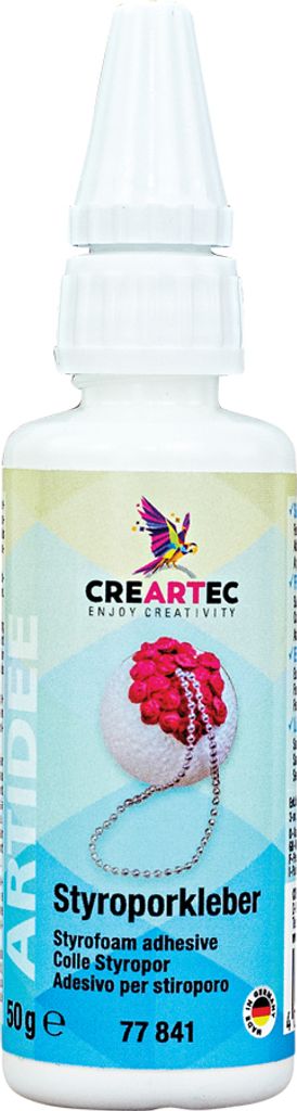 CREARTEC Styroporkleber - 50g - mit schneller Haftung - zum Produktbild 