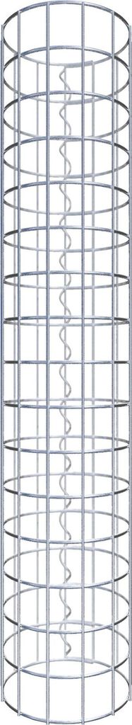 Gabionensäule rund 22 cm Durchmesser, 80 cm Höhe, Produktbild 