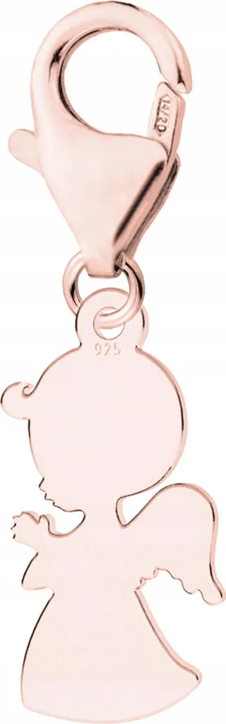 Ciondolo Angelo Custode Oro e Argento 925 - Regalo Protezione Bambino