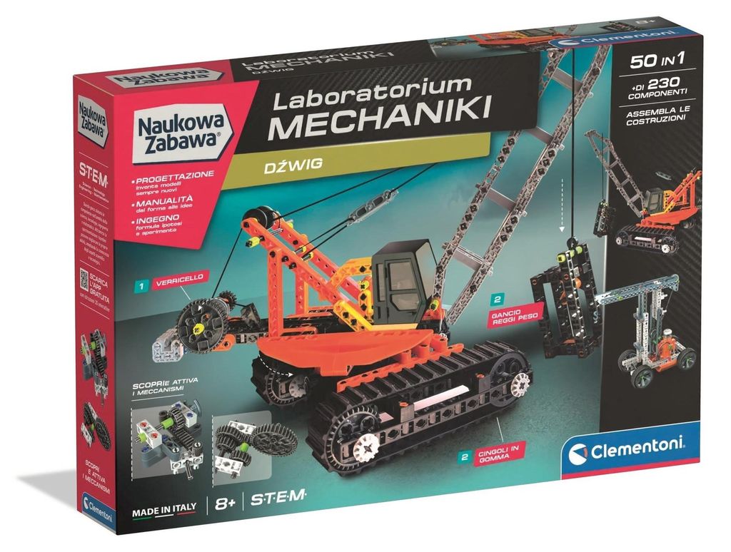 Wissenschaftsspielzeug Mechanik-Labor Raupenkran (Polnisch) Produktbild 