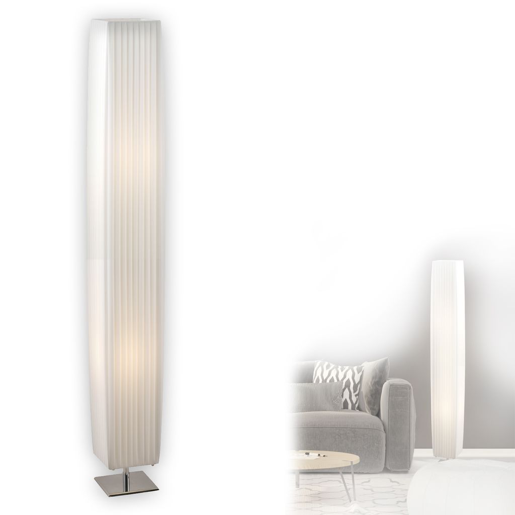Globo Lighting Stehleuchte Metall verchromt, 2x E27 Produktbild 