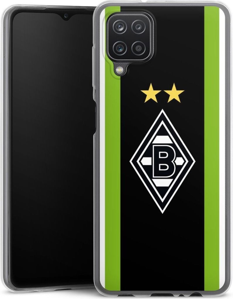 DeinDesign Slim Hülle für Samsung Galaxy A12 Silikon Case Ultra Dünn Handyhülle Borussia Mönchengladbach Gladbach Logo