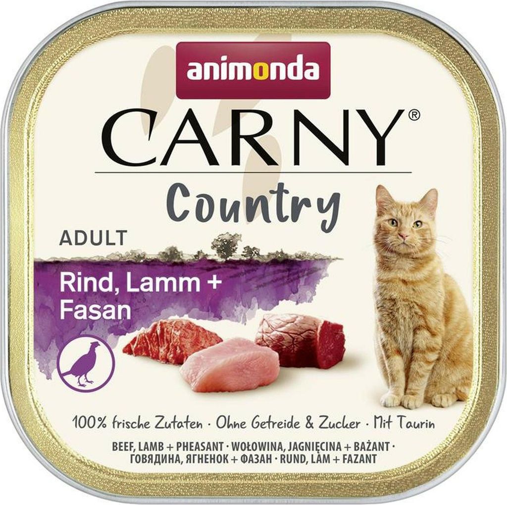 Animonda Carny Adult Country Rind, Lamm & Fasan 100gx32