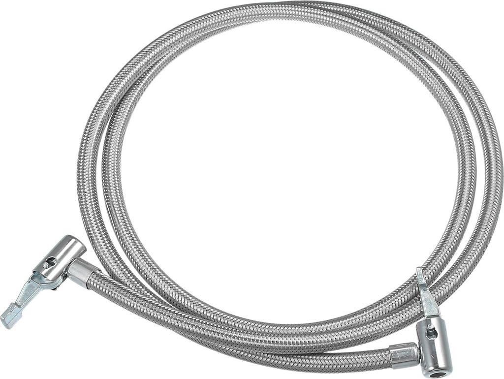 Motorrad Hydraulik Bremsleitung-Ölschlauch Rohr 60cm Schwarz 1 Satz