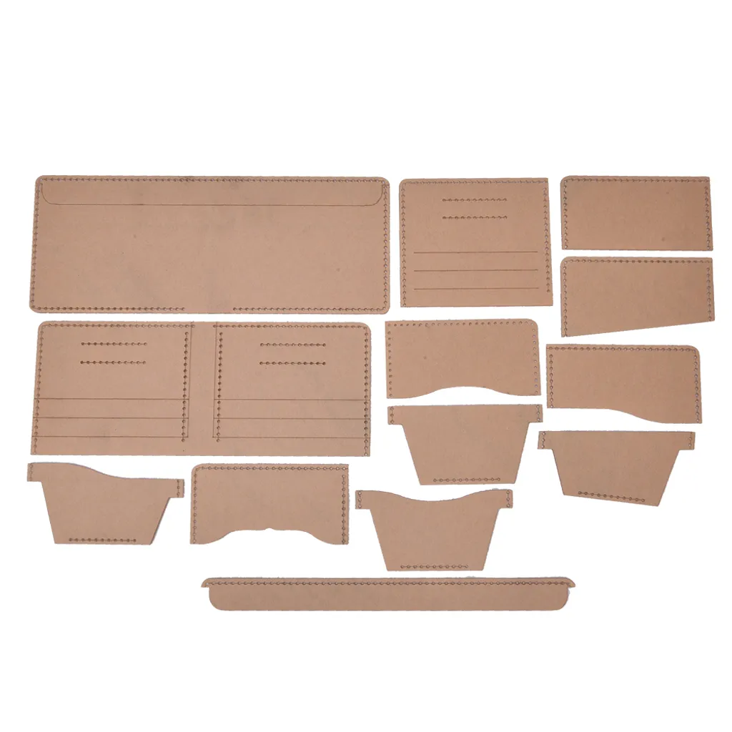Gabarit en Cuir Acrylique Durable - Modèle de Découpe Rigide de 2mm