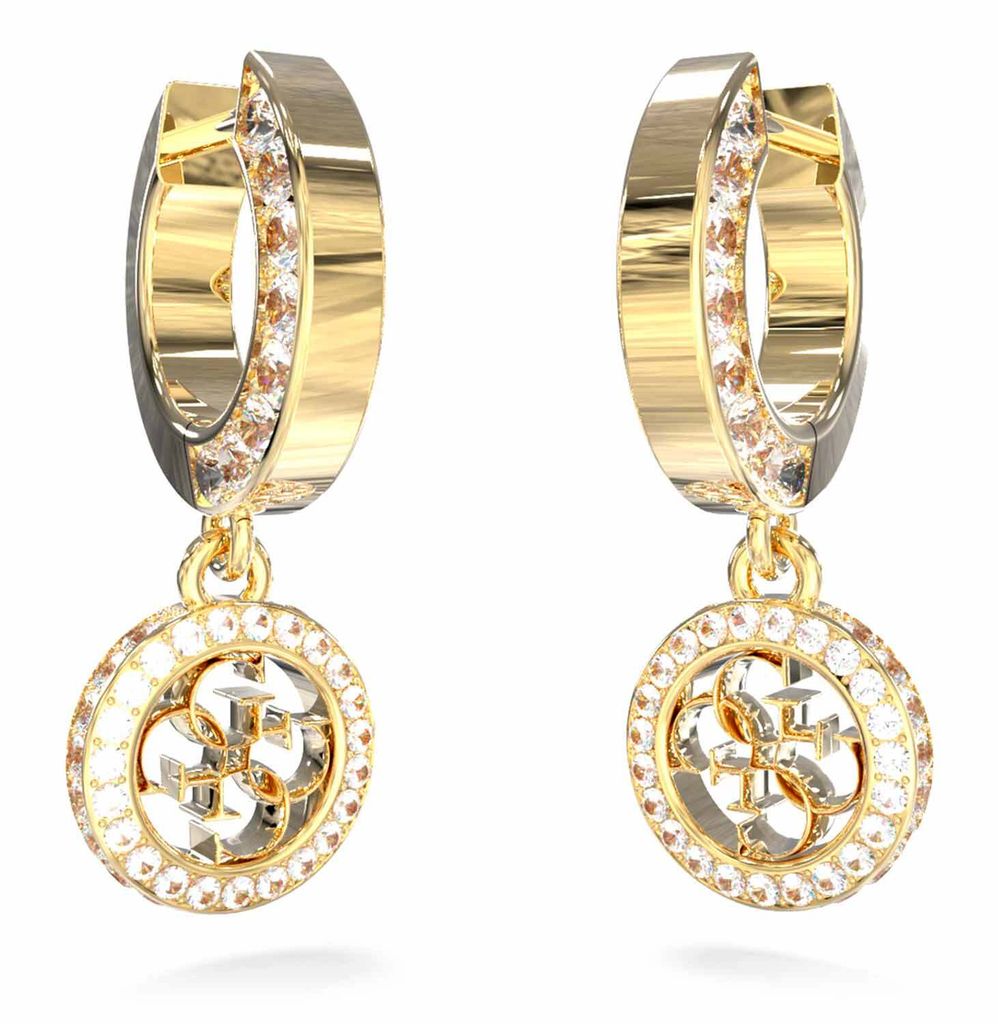 Guess Jube04165 4g Crush Ohrringe Golden  Mann Golden One Produktbild 