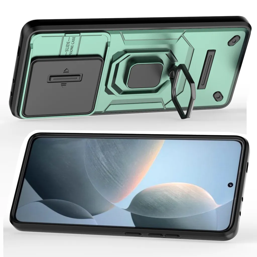 IVoler Cover Per Xiaomi Poco X6 Pro 5G Con 2 Pellicole Vetro Temperato, Trasparente Antiurto In TPU, Sottile - 4