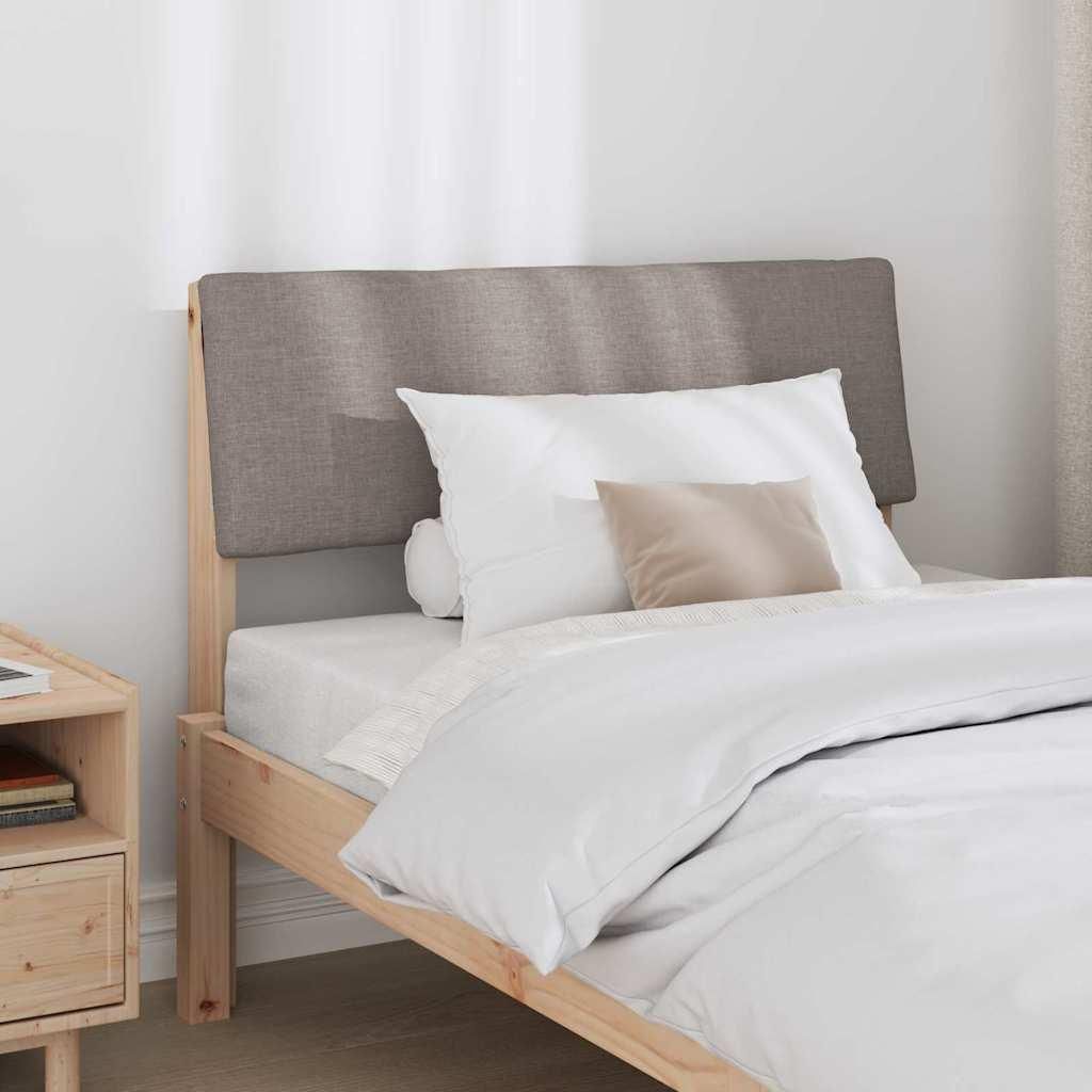Eleganter Möbel Gepolstertes Kopfteil Taupe 90cm Massives Kiefernholz - CJG756446 - Kopfteile