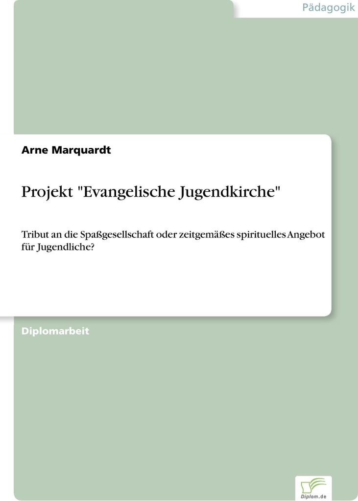 Projekt \Evangelische Jugendkirche\""