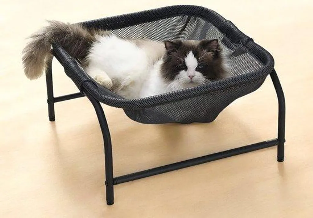 Canapé pour Chat Déhoussable : Mobilier de Repos Carré et Confortable V2