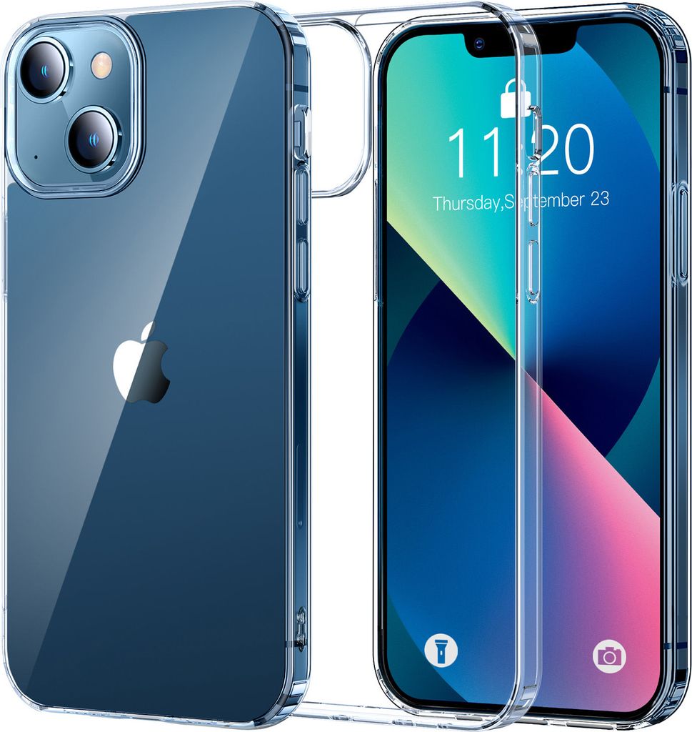 UNIQ Accessory iPhone 13 & iPhone 14 - Premium TPU Backcover - Transparent