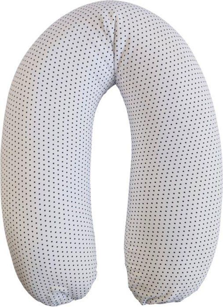 CANDIDE Stillkissen Jersey Sterne – Weiß / Marineblau