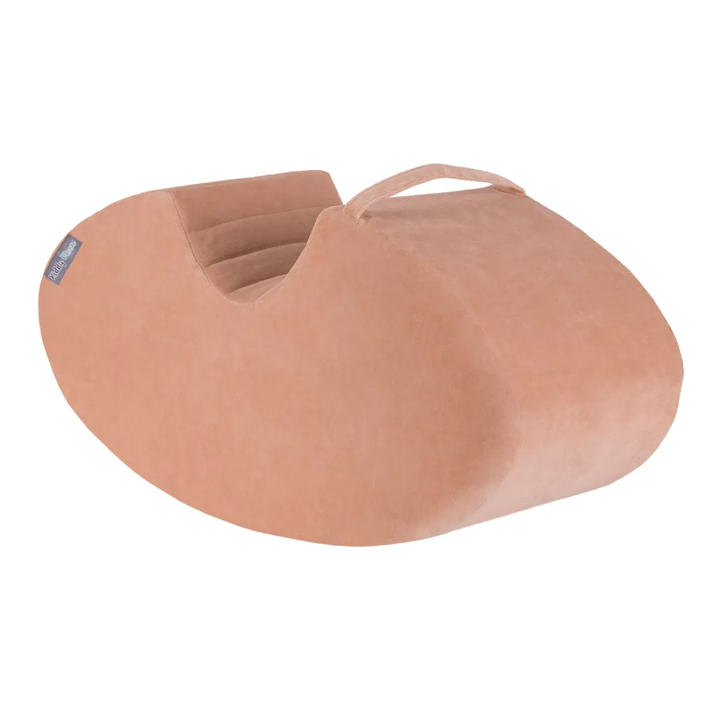 KiddyMoon Transat en mousse Saute-bébé pour Enfants, Rose Désert 70x40cm