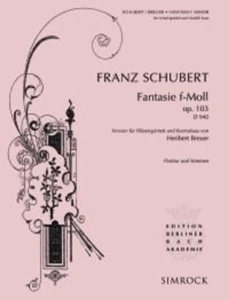 Fantasie f-Moll op. 103 D 940 - Schubert, Franz - Musiknoten