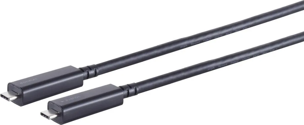 Câble Optique USB-C S/CONN 3.2 10Gbps 4K60 PD 6m - Réf 30-40265 Premium