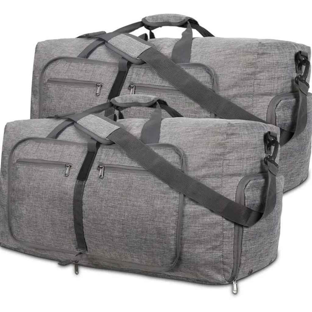 Borsa Viaggio Grande Capacità 115L Rosso | Borsa Sportiva Unisex per Famiglia - 3