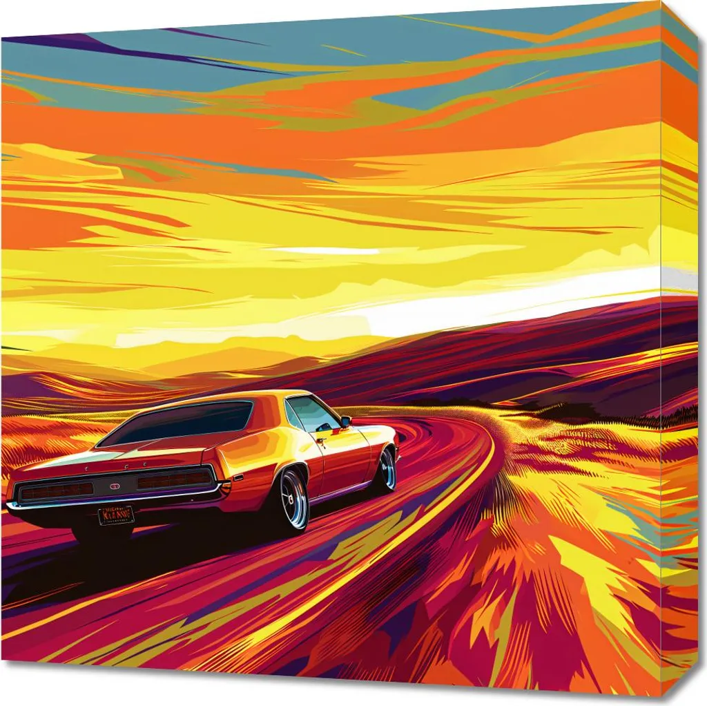 Decorazione Parete 50x50 Quadro Corri davanti a te stesso Canvas