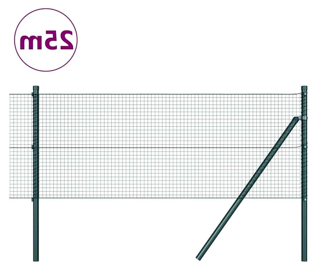 Wetterfestes Stahl-Zaunpfosten-Set, geeignet für unterschiedliche Zaun-Designs, ideal für Garten und Terrasse