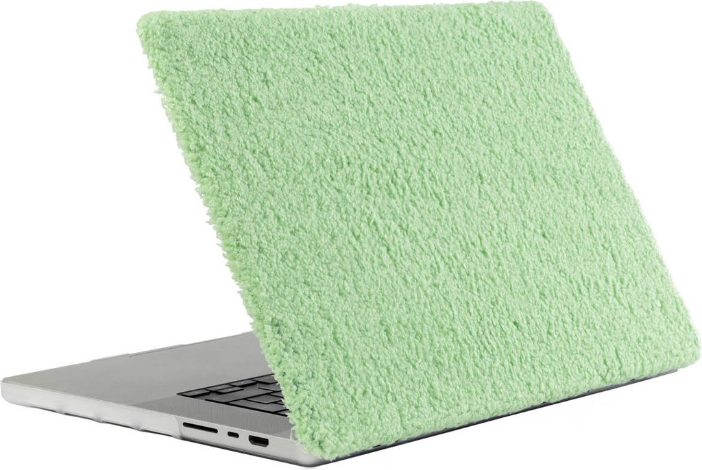 imoshion Teddy Hard Cover für das MacBook Air 13 Zoll (2022 / 2024 M3 chip / 2025 M4 chip) - Matcha Green
