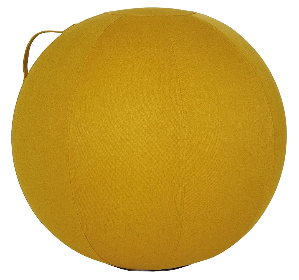 Ballon de Bureau ALBA Jaune Safran MHBALL J - Assise Active Antidérapante