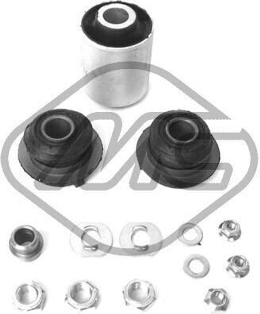 Metalcaucho 05019 Montagesatz Lenker Vorne passend für MERCEDES-BENZ C-Klasse Limousine (W202) SLK (R170) CLK (C208) CLK Cabriolet (A208)