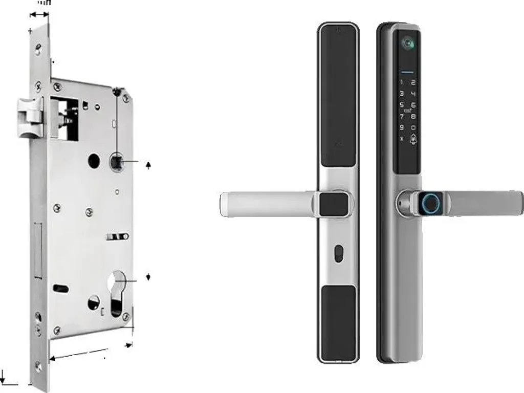 Verrou connecté Wi-Fi et serrure électronique étanche TUYA pour porte 6085