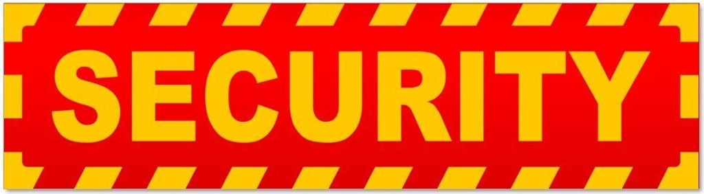 Kiwistar - Autoaufkleber - Rot - 60 x 16 cm - Security gestreift - Hinweis Aufkleber Sticker für Auto, Kfz, Fahrrad, PKW, LKW